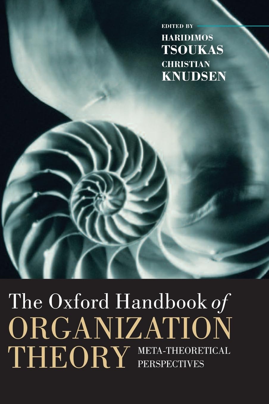 OXF HANDB ORGANIZAT THEORY OHBK C book