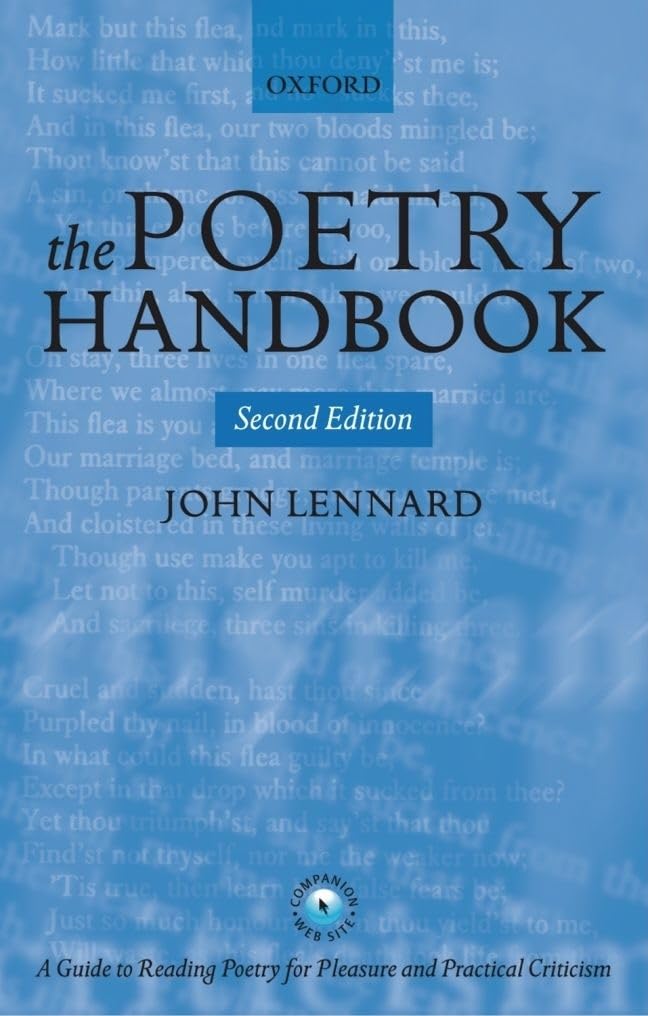 The Poetry Handbook: A Guide to Reading Poetry for Pleasure and Practical Criticism Contemporary literature