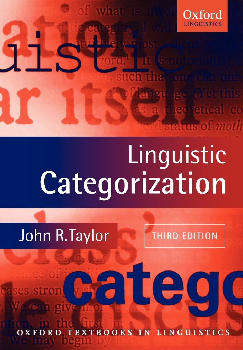 Linguistic Categorization (Oxford Textbooks in Linguistics) Social Sciences