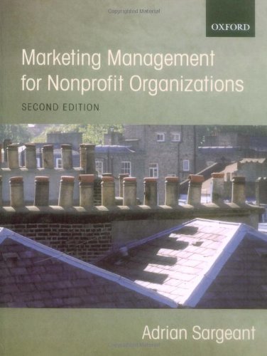 Marketing Management For Nonprofit Organizations Business, Finance & Career