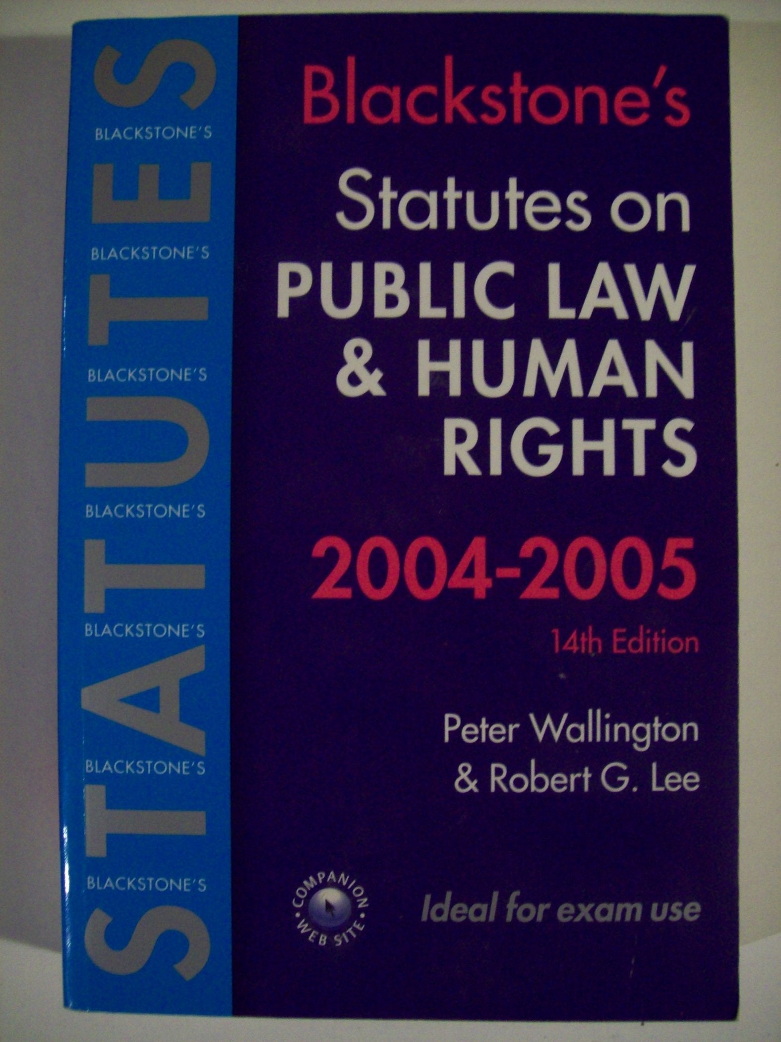 Blackstone's Statutes on Public Law and Human Rights 2004/2005 book