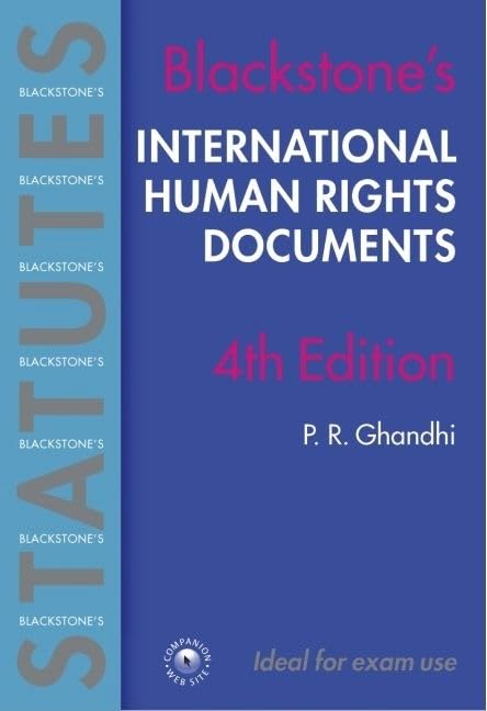 Blackstone's International Human Rights Documents (Blackstone's Statutes) Law