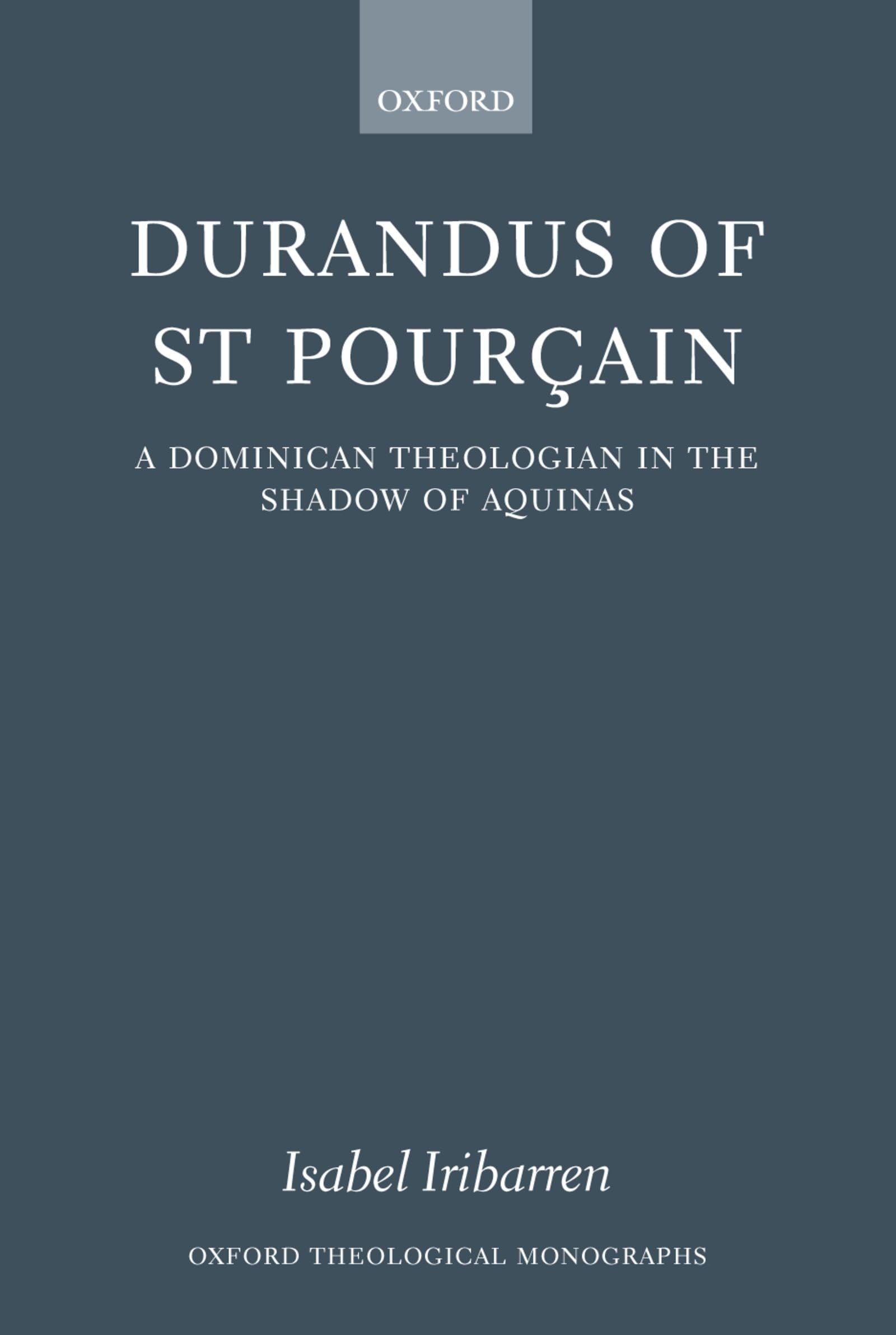 Durandus of St Pourcain Philosophy