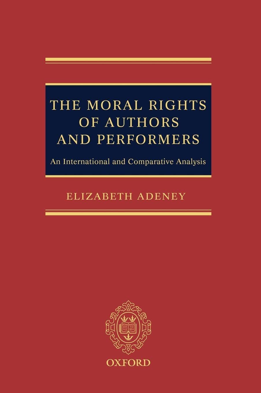 The Moral Rights of Authors and Performers Law