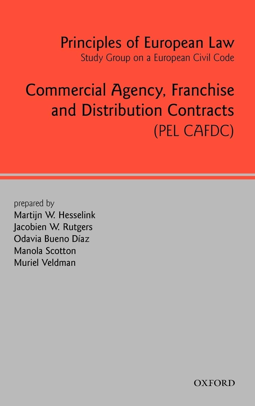 Commercial Agency, Franchise and Distribution Contracts Law
