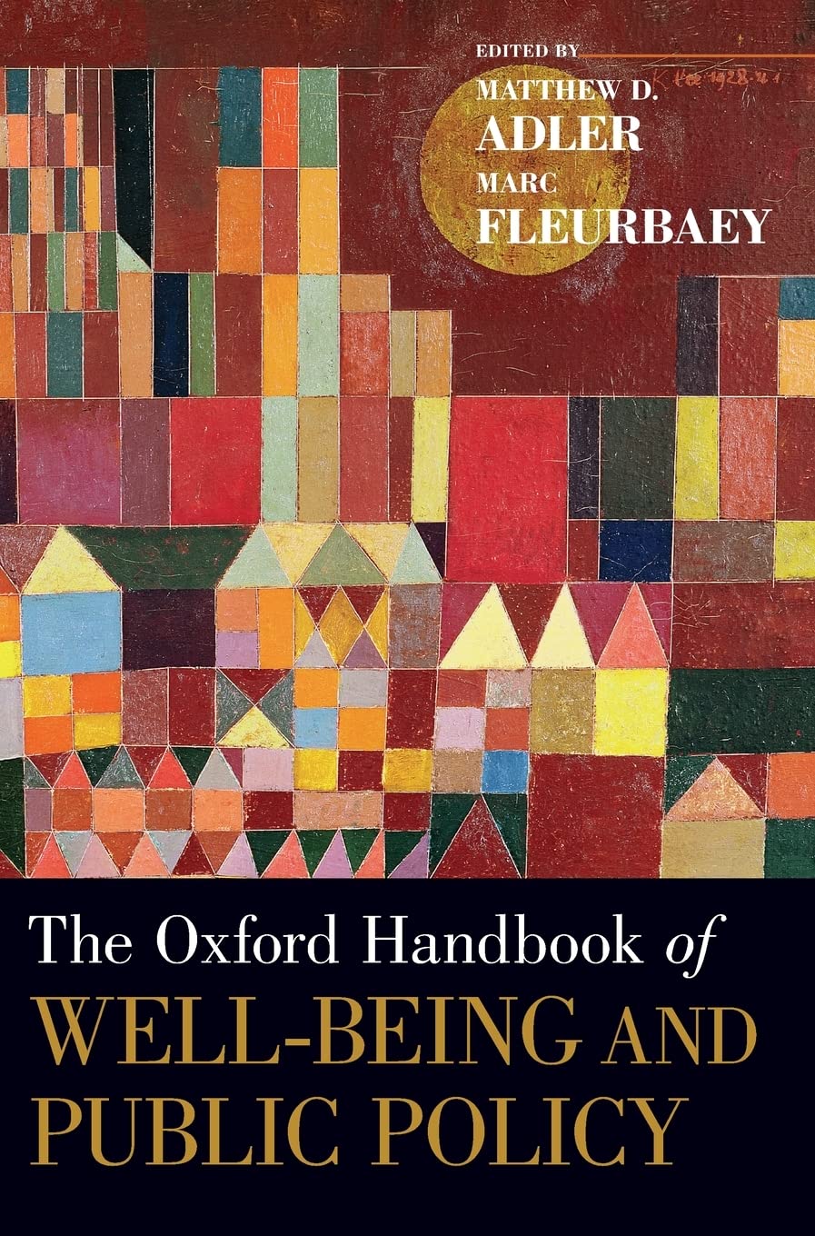 Oxford Handbook of Well-Being and Public Policy Law