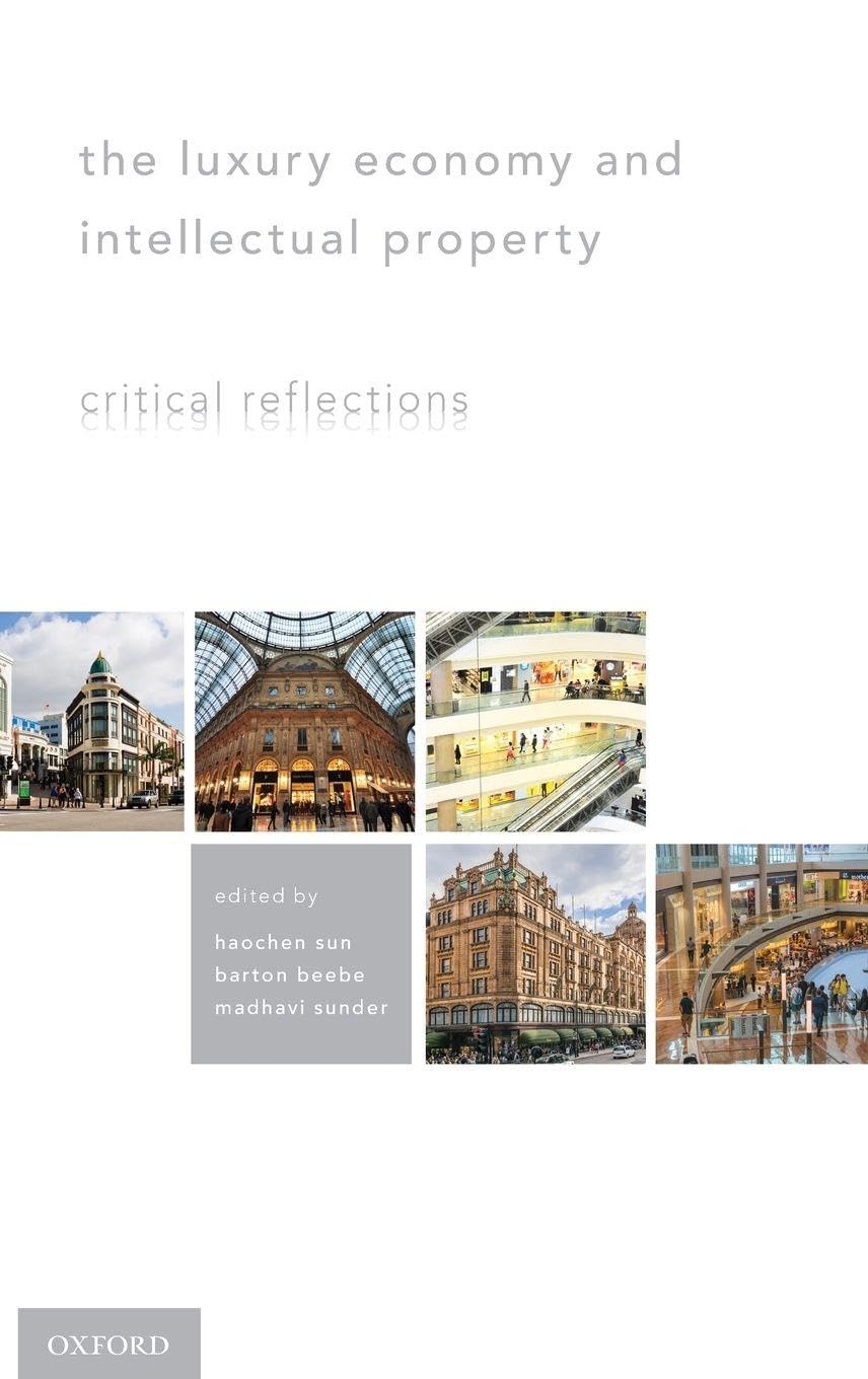 Luxury Economy and Intellectual Property Law