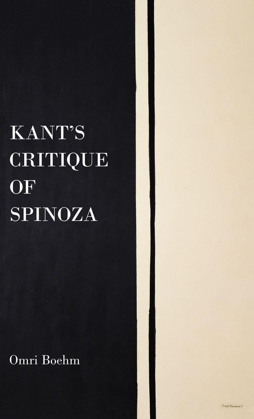 Kant's Critique of Spinoza book