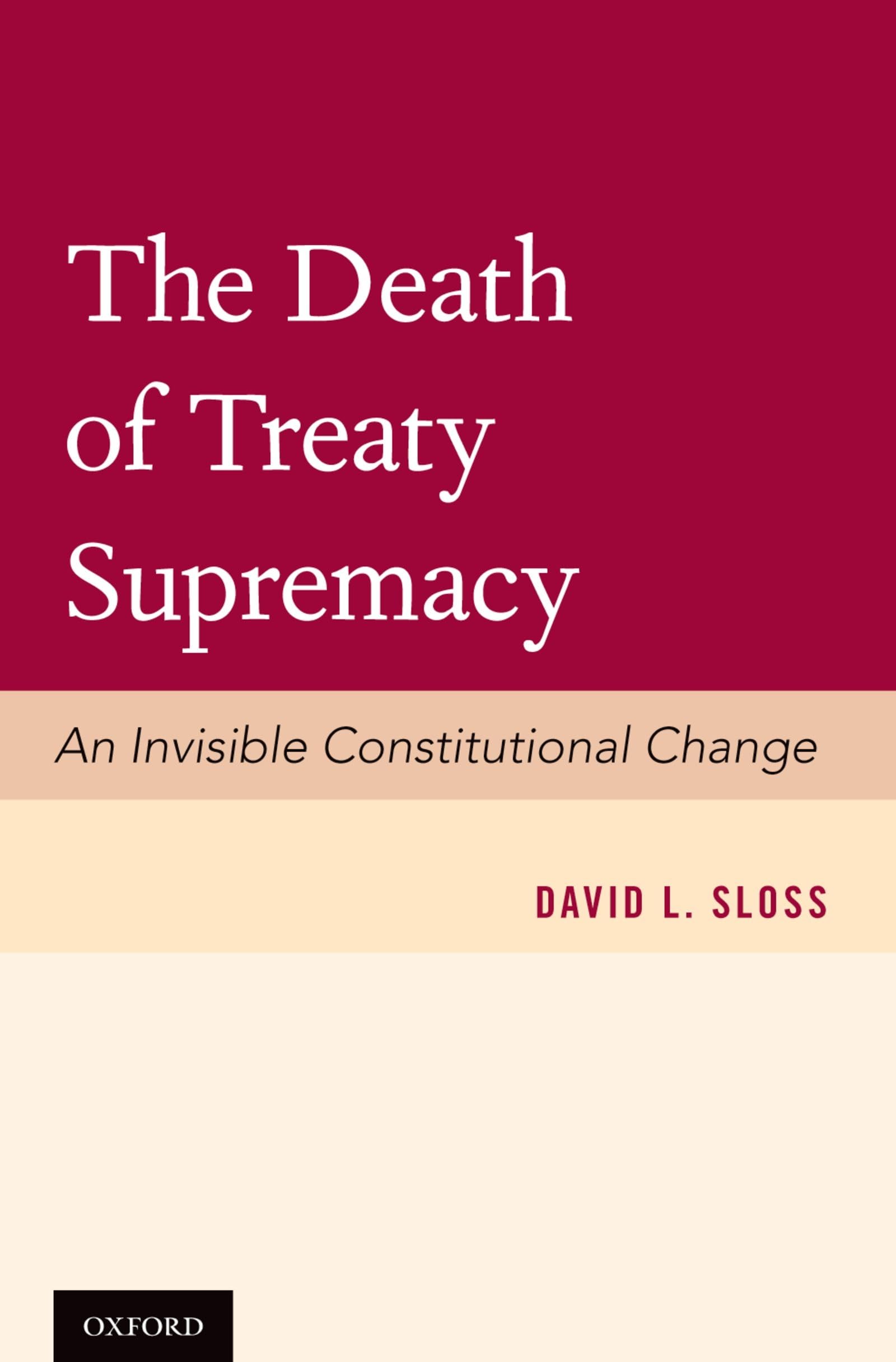 Death of Treaty Supremacy Law