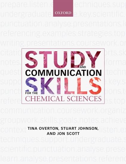 Study and Communication Skills for the Chemical Sciences Natural Sciences