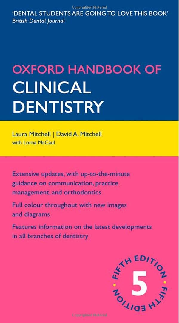 Oxford Handbook of Clinical Dentistry book