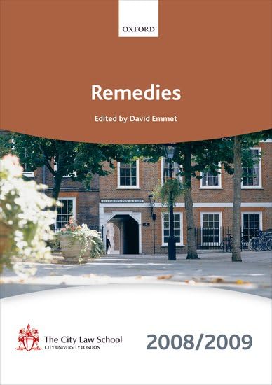 Remedies; 2008/2009 book