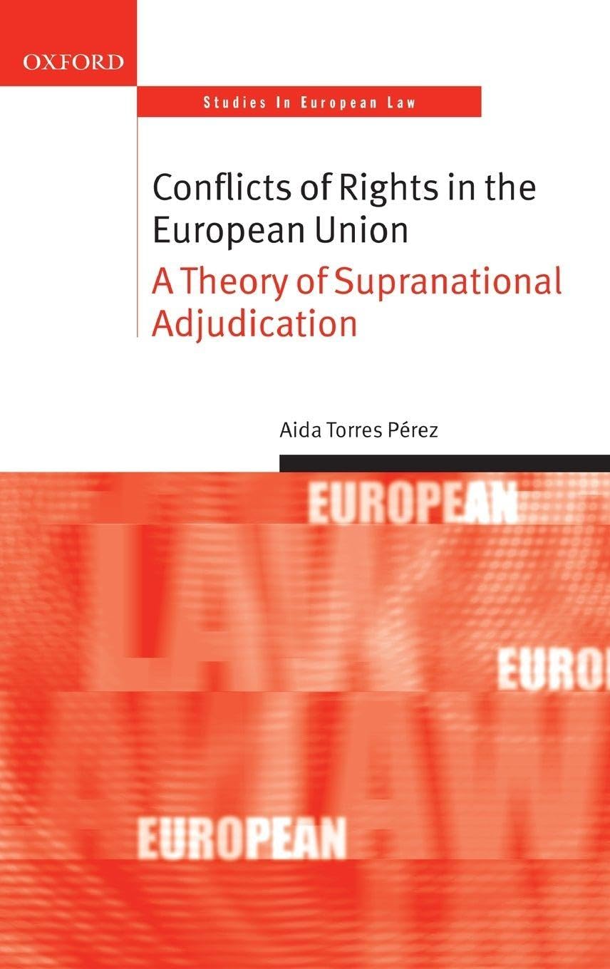 CONFLICTS OF RIGHTS EUROP UNION OSEL C Law