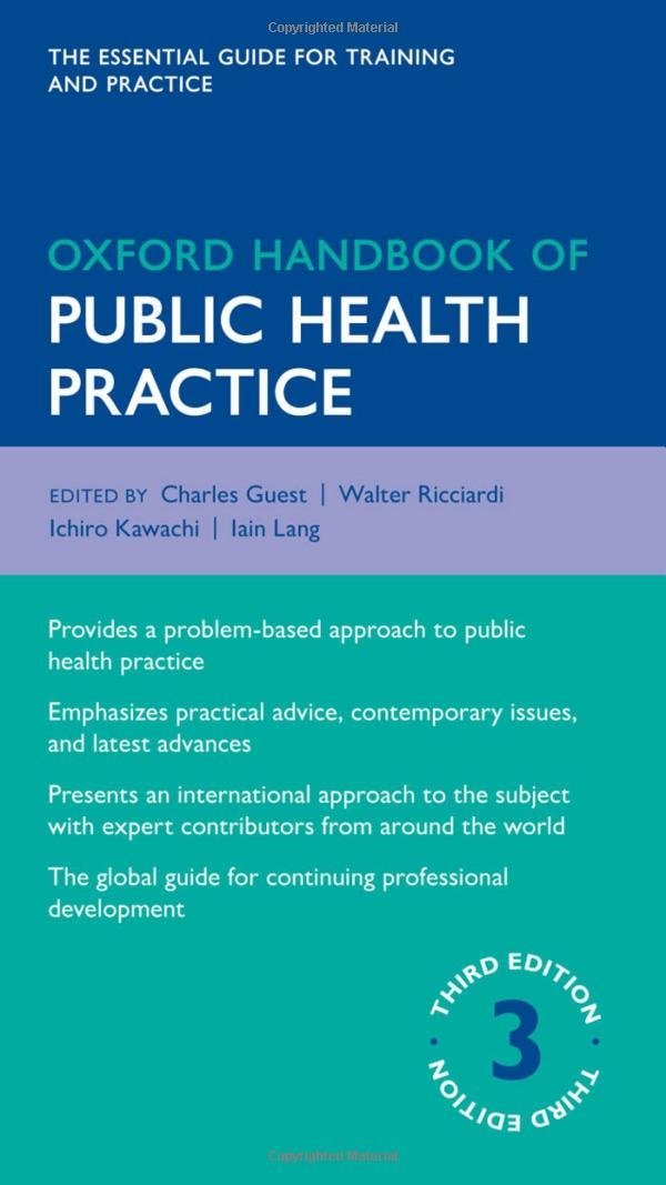 Oxford Handbook of Public Health Practice (Oxford Medical Handbooks) Medicine