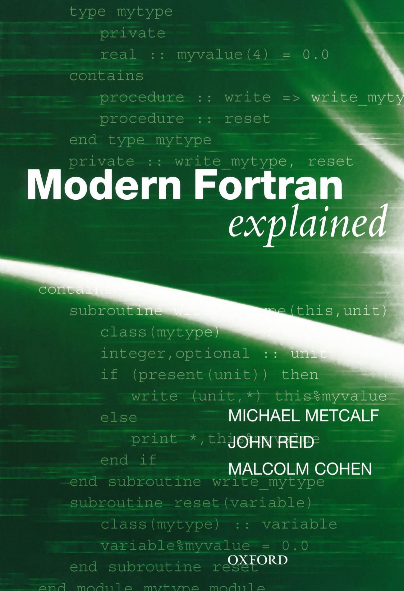 Modern Fortran Explained Computer Science Books