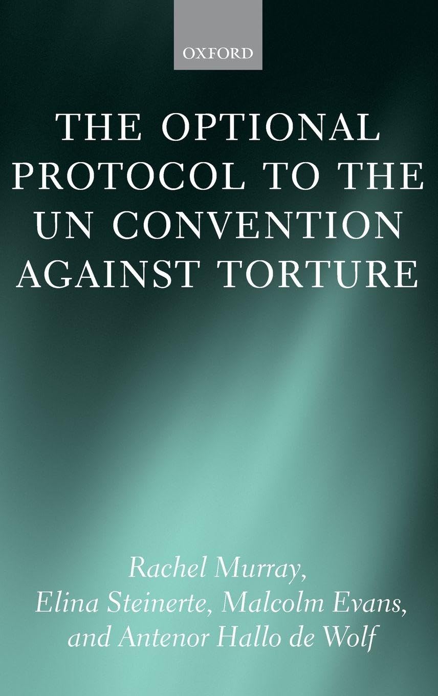 Product Image: OPT PROTOCOL UN CONVEN AGAINST TORTURE C
