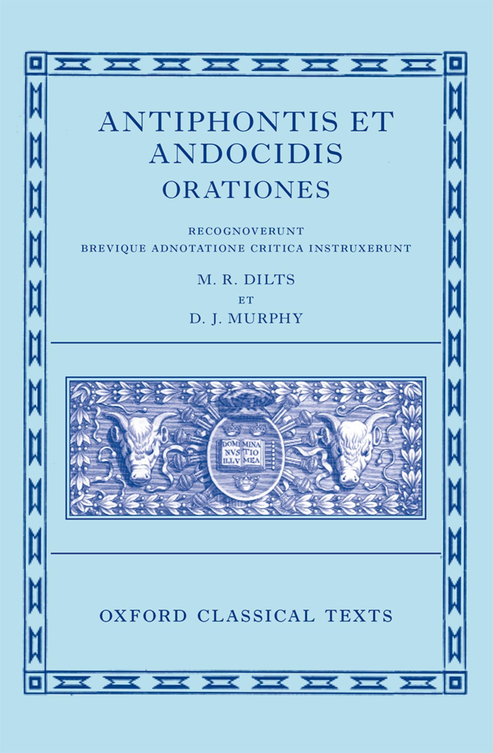 Antiphon and Andocides: Speeches (Antiphontis Et Andocidis Orationes) Historical Fiction