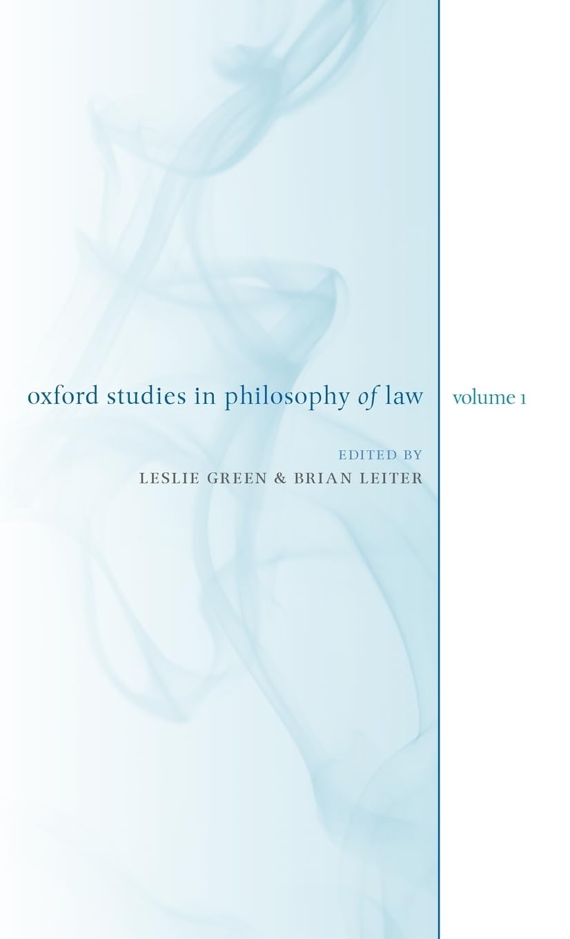 Oxford Studies in Philosophy of Law Law