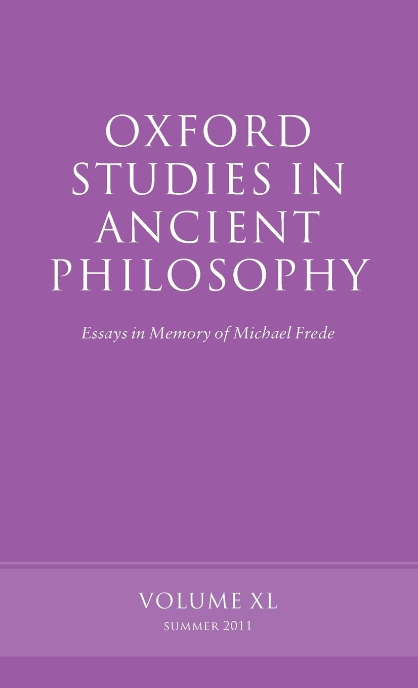 Product Image: Oxford Studies in Ancient Philosophy