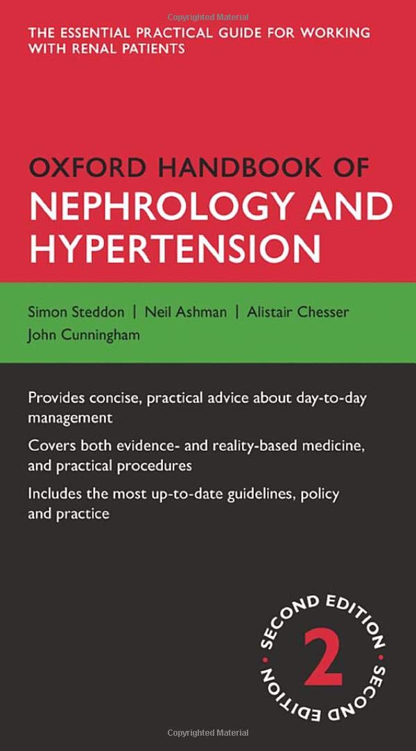 Oxford Handbook of Nephrology and Hypertension book