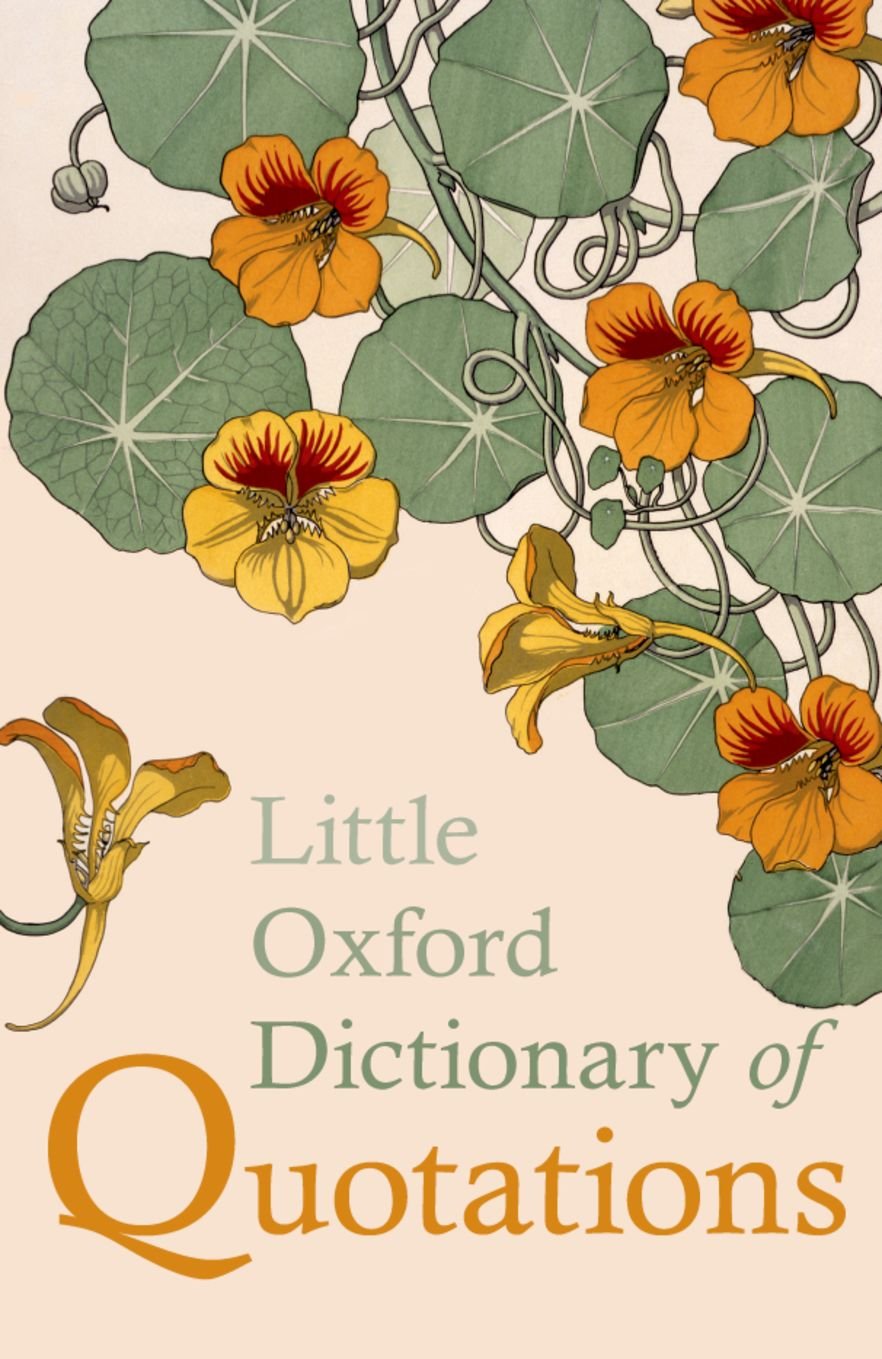Little Oxford Dictionary of Quotations Contemporary literature