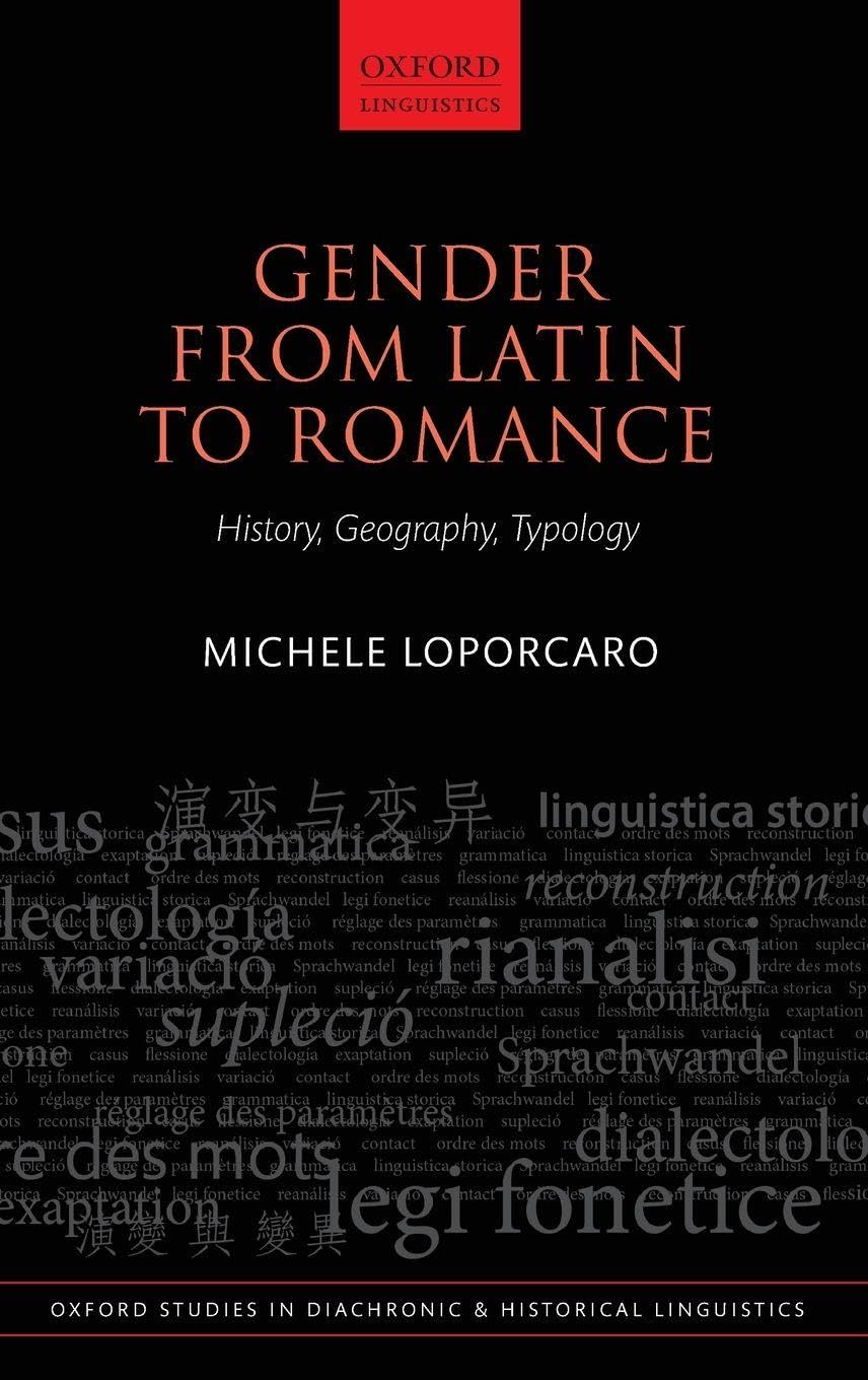 GENDER FROM LATIN TO ROMANCE OSDHL 27 C Social Sciences