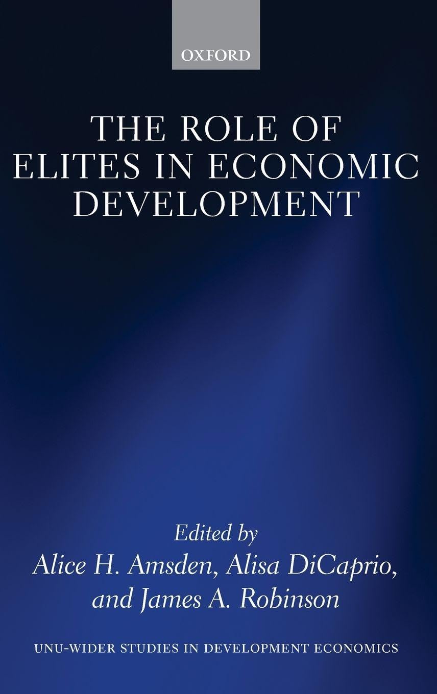 Role of Elites in Economic Development Law