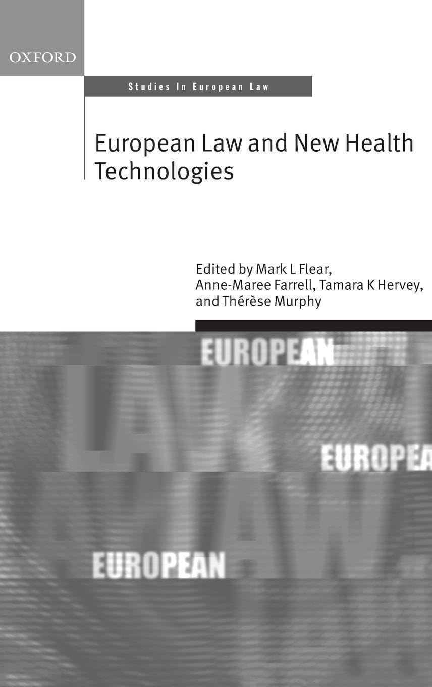 EUROPEAN LAW & NEW HEALTH TECH OSEL C Law