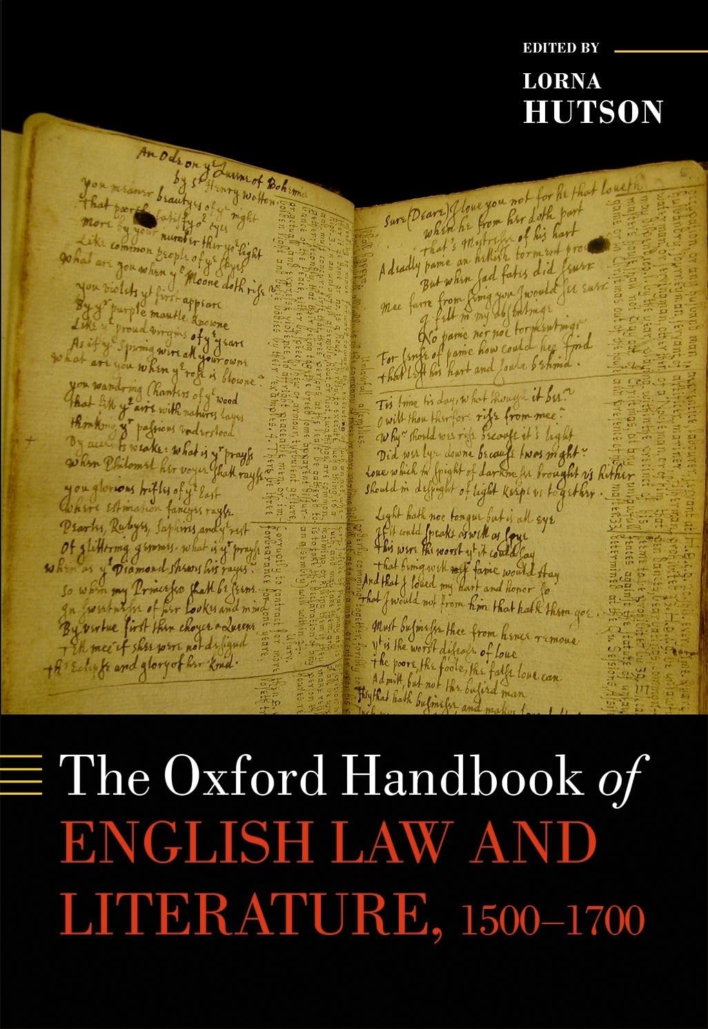 Oxford Handbook of English Law and Literature, 1500-1700 Law