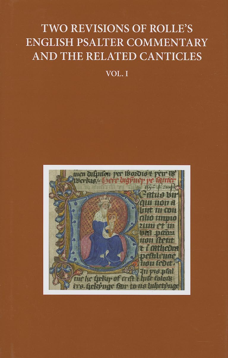 EETSO 340 TWO REVISIONS OF ROLLE'S ENGLISH PSALTER COMM & REL CANT VOL 1 Contemporary literature
