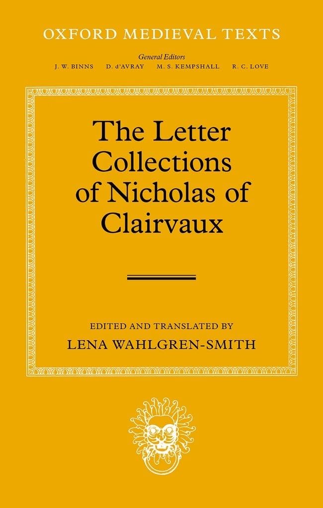 Letter Collections of Nicholas of Clairvaux Contemporary literature