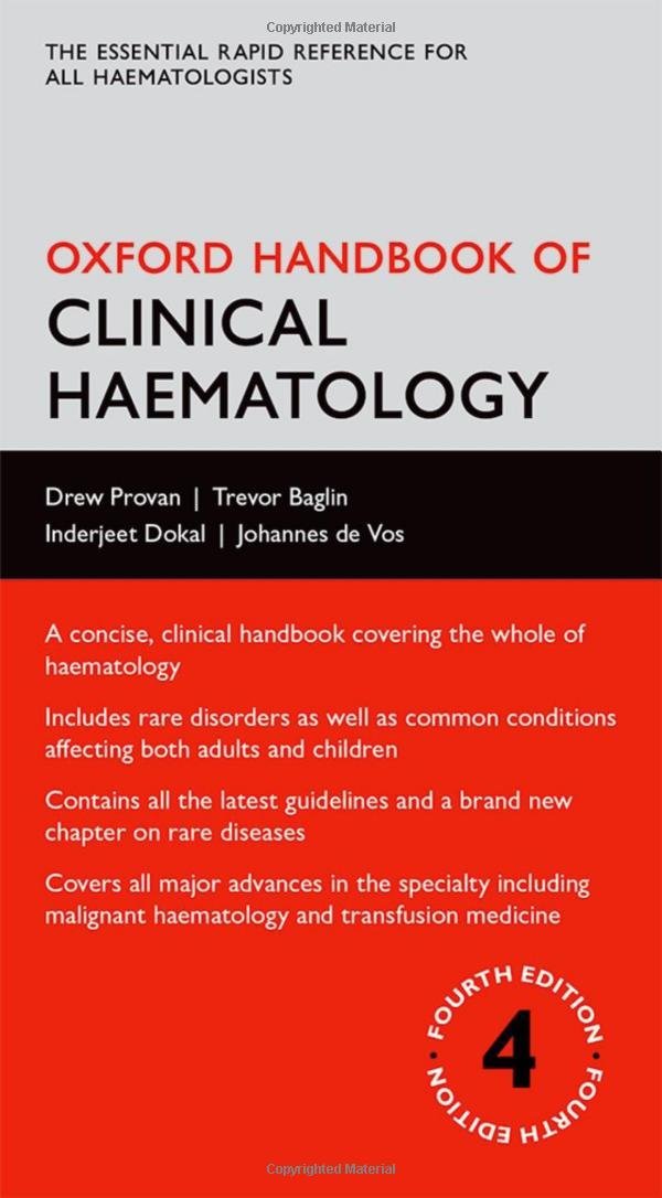 Oxford Handbook of Clinical Haematology book