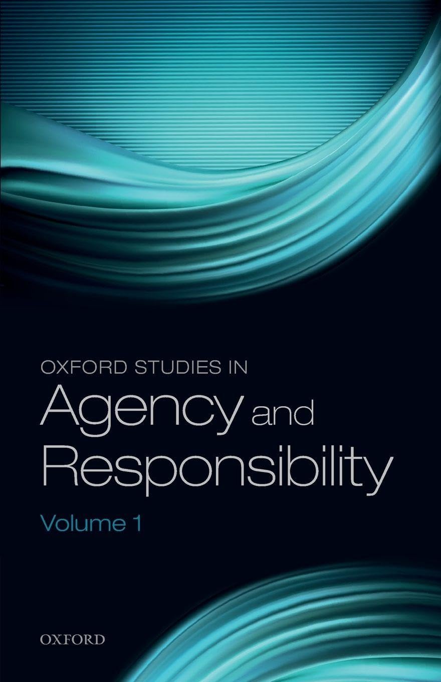 Product Image: Oxford Studies in Agency and Responsibility, Volume 1