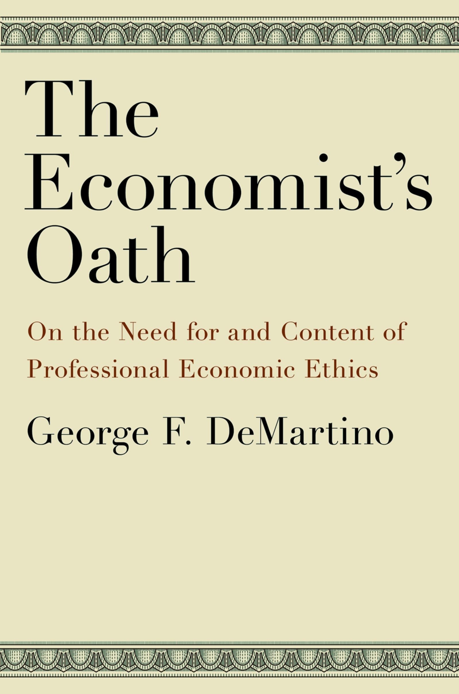Economist's Oath Law