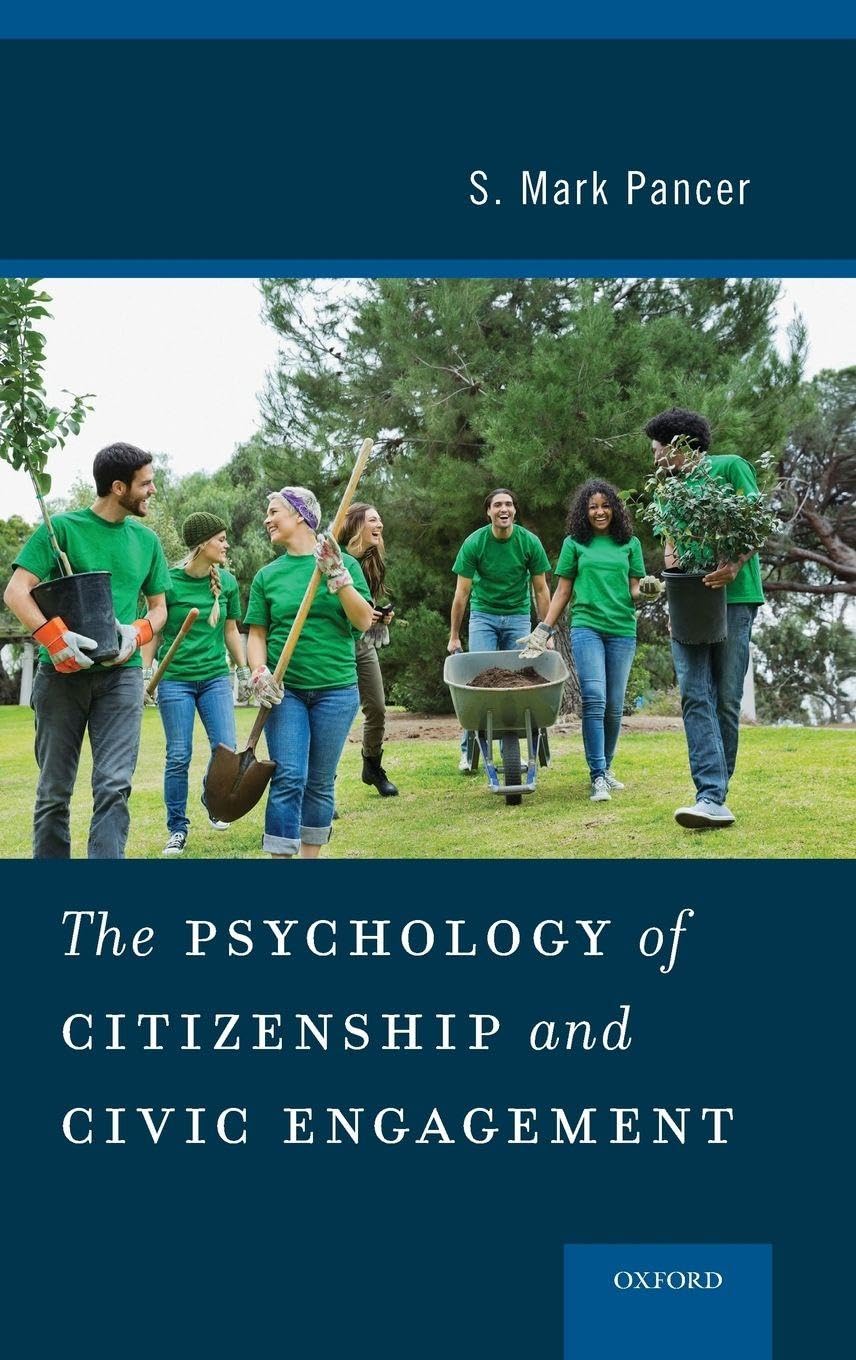 Psychology of Citizenship and Civic Engagement Social Sciences