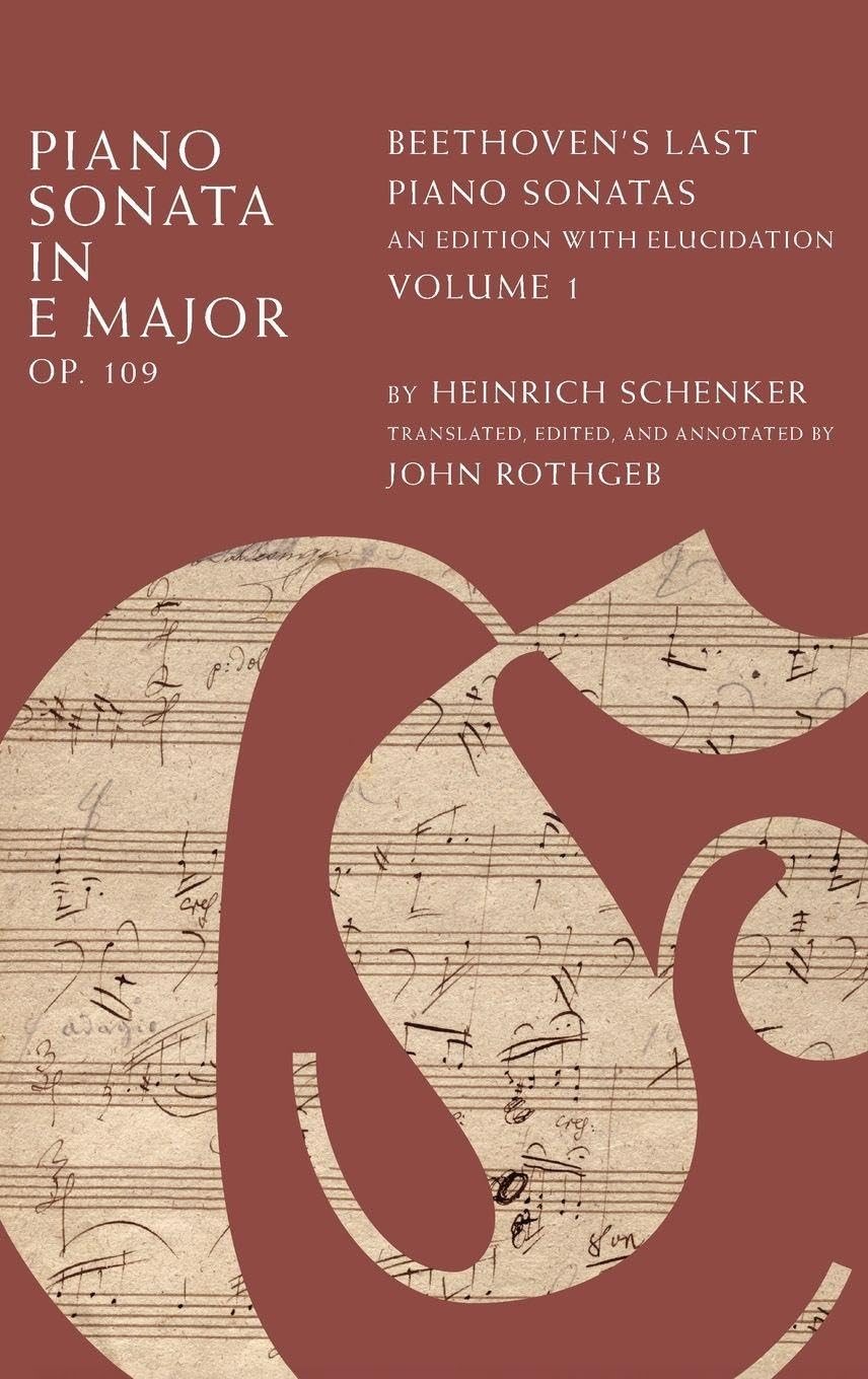 PIANO SONATA IN E MINOR, OP.109 VOL 1 C Art & Literature