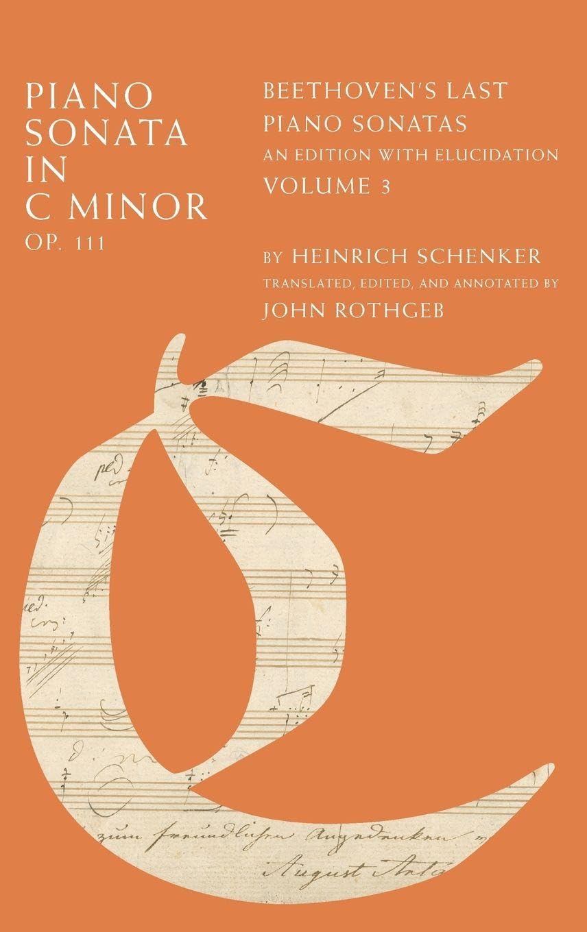 PIANO SONATA IN C MINOR, OP. 111 VOL 3 C Art & Literature