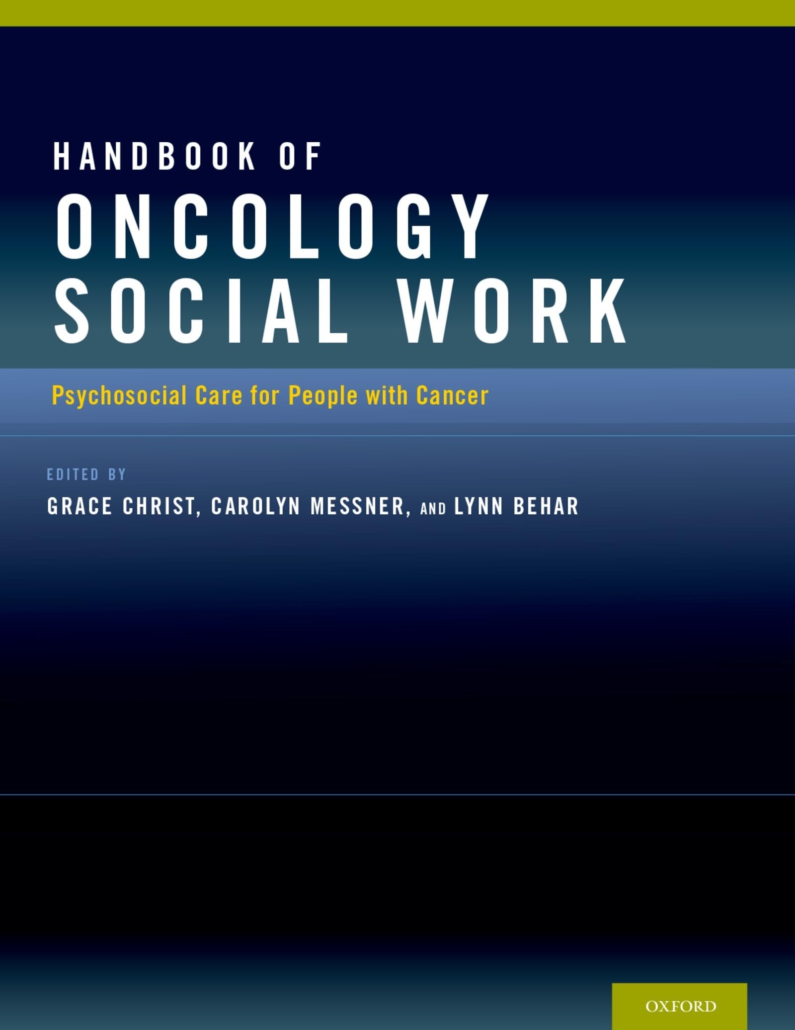Handbook of Oncology Social Work Medicine