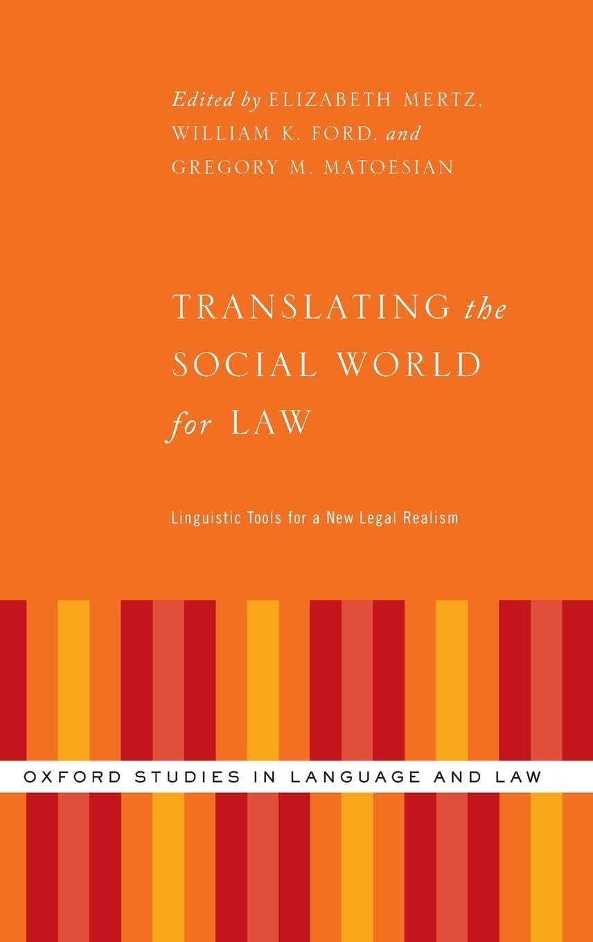 Translating the Social World for Law Law
