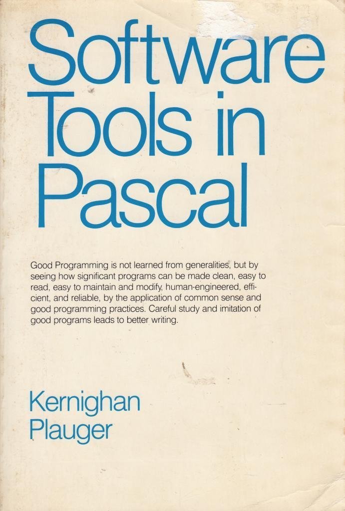 Software Tools in Pascal Books