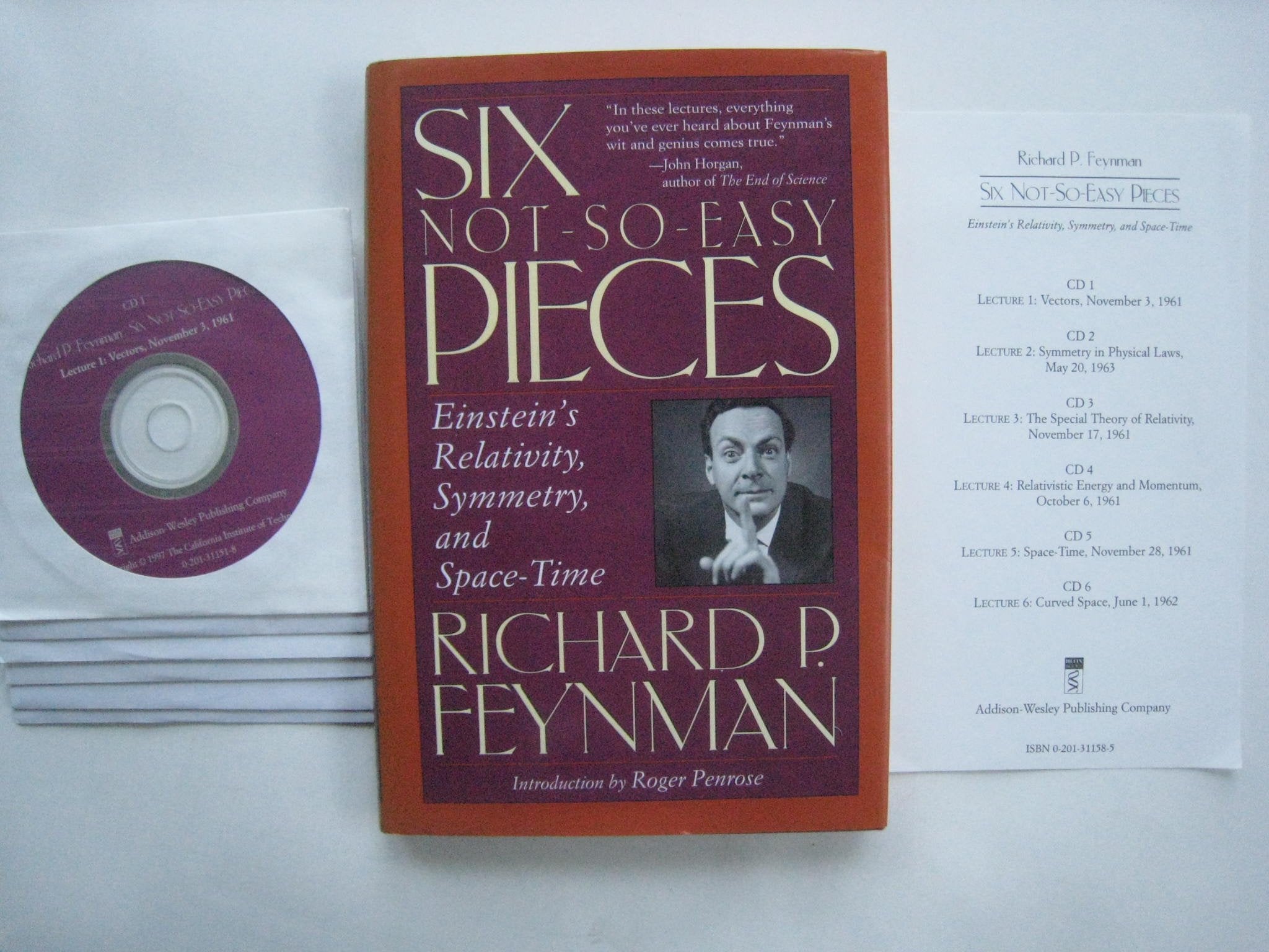 Six Not-so-easy Pieces: Lectures On Symmetry, Relativity, And Space-time: Einstein's Relativity, Symmetry and Space-time (Helix Books) Natural Sciences