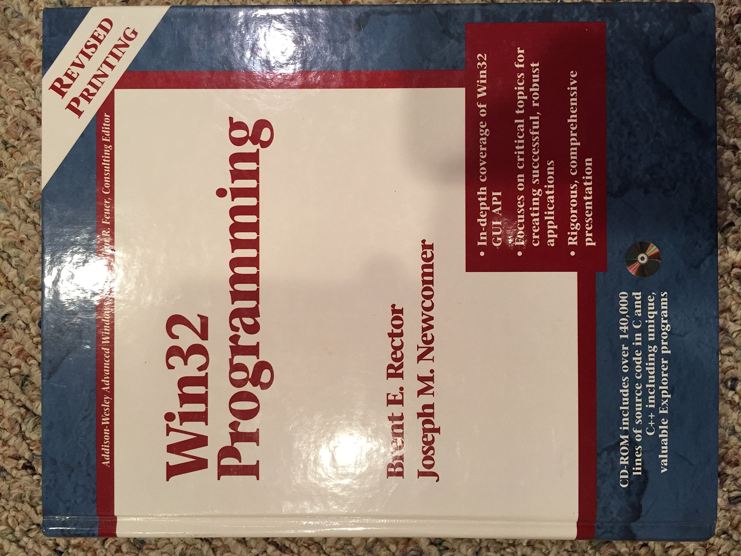 WIN32 Programming (Addison-Wesley Advanced Windows Series) Vol. 1 und 2 Computer Science