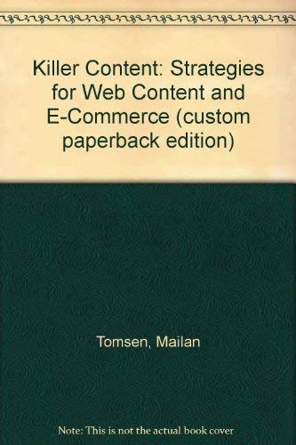 Product Image: Killer Content: Strategies for Web Content and Ecommerce