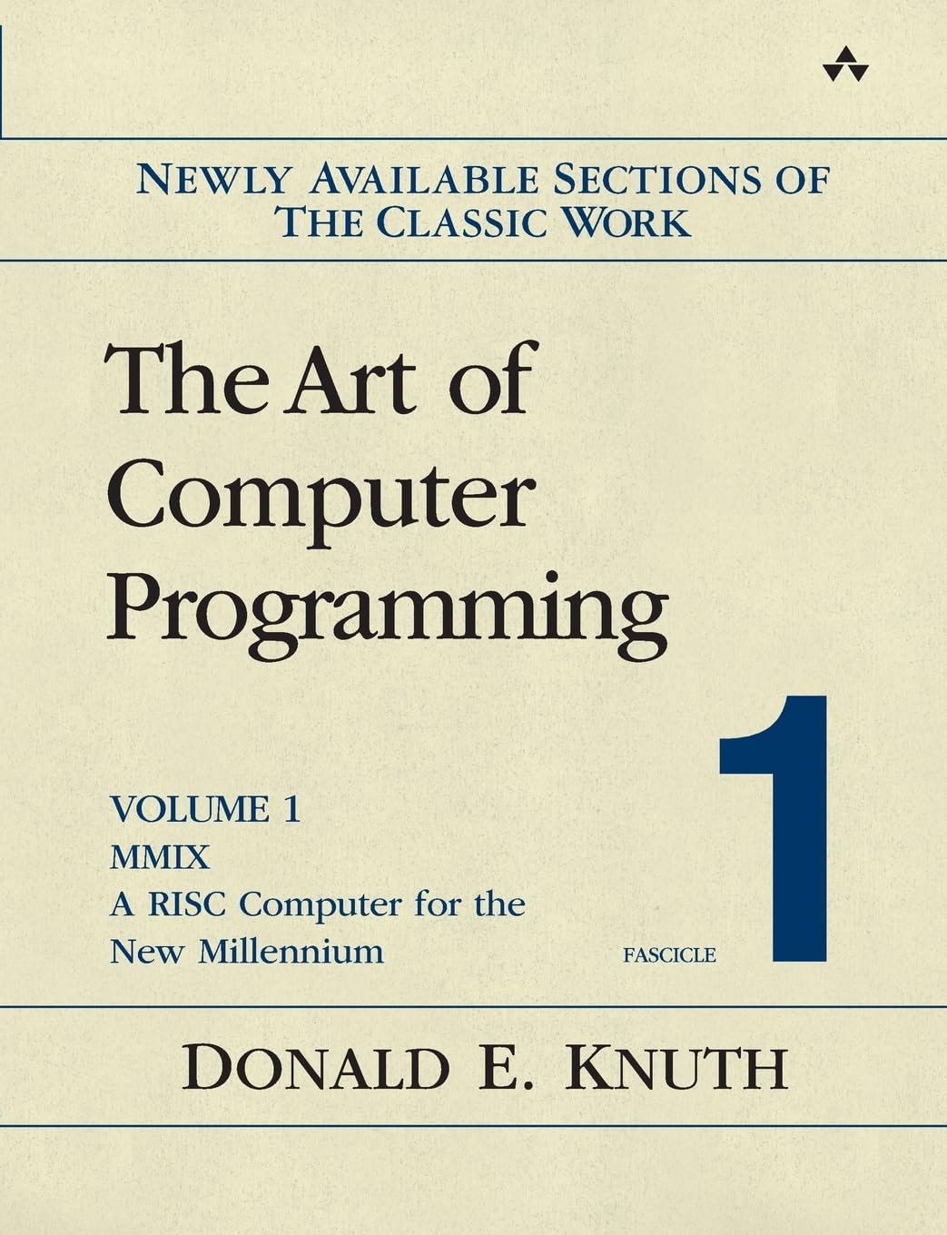 Art of Computer Programming, Volume 1, Fascicle 1, The: MMIX -- A RISC Computer for the New Millennium Computer Science