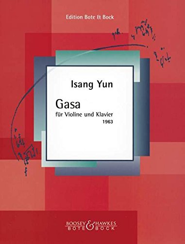 Gasa: Violine und Klavier. Sheet Music