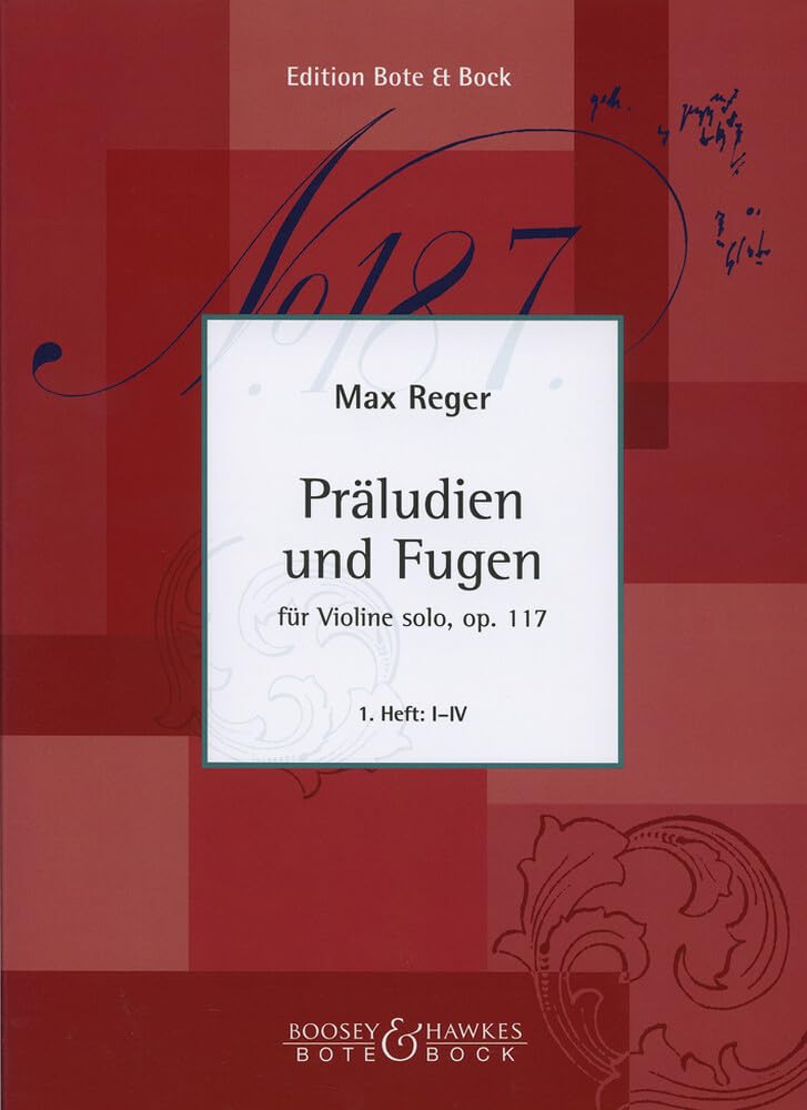 Präludien und Fugen: Heft 1. op. 117. Violine. Sheet Music