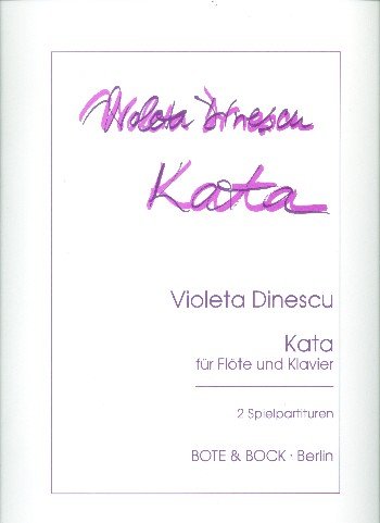 Kata: Flöte und Klavier. Spielpartitur. Sheet Music