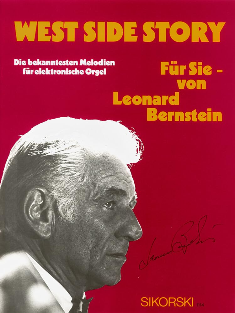 West Side Story: Für Sie - von Leonard Bernstein. elektronische Orgel. Sheet Music
