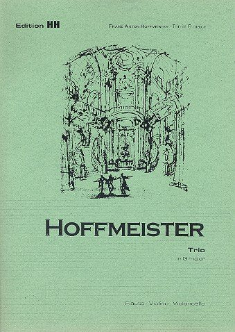 Trio III D-Dur: Flöte, Violoncello und Klavier. Partitur und Stimmen. Sheet Music