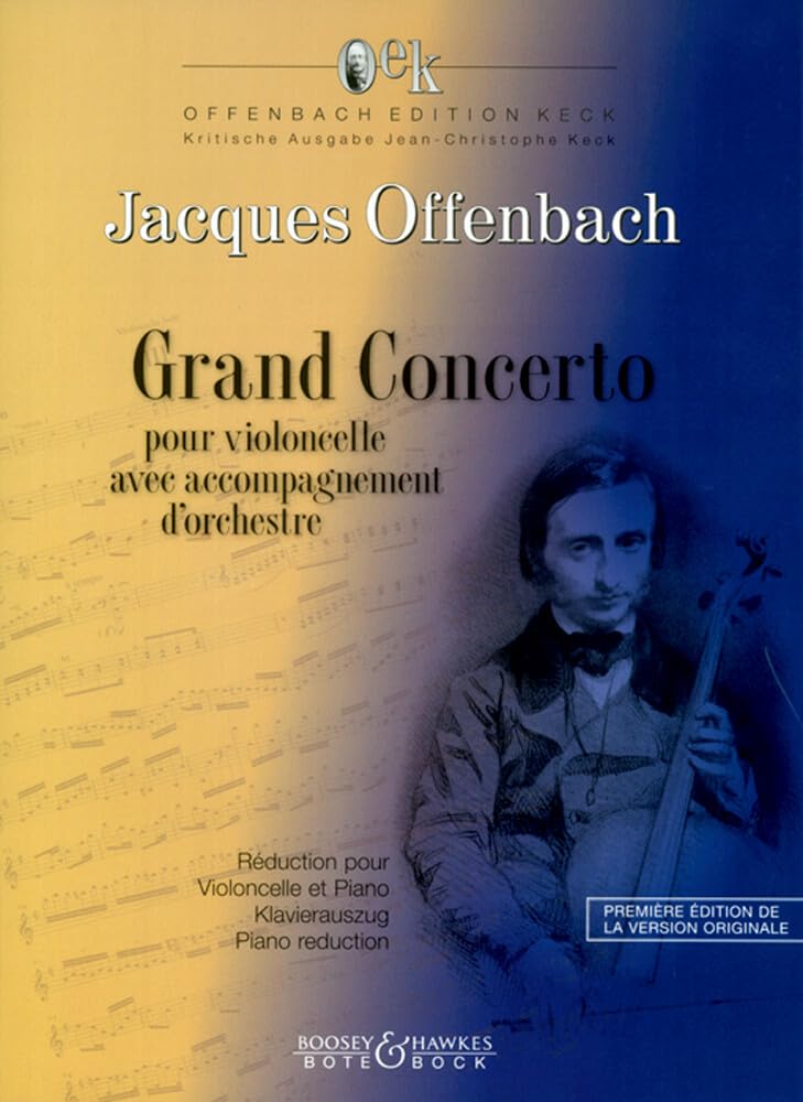 Grand Concerto: Concerto militaire. Violoncello und Orchester. Klavierauszug mit Solostimme. (Offenbach Edition Keck) Sheet Music